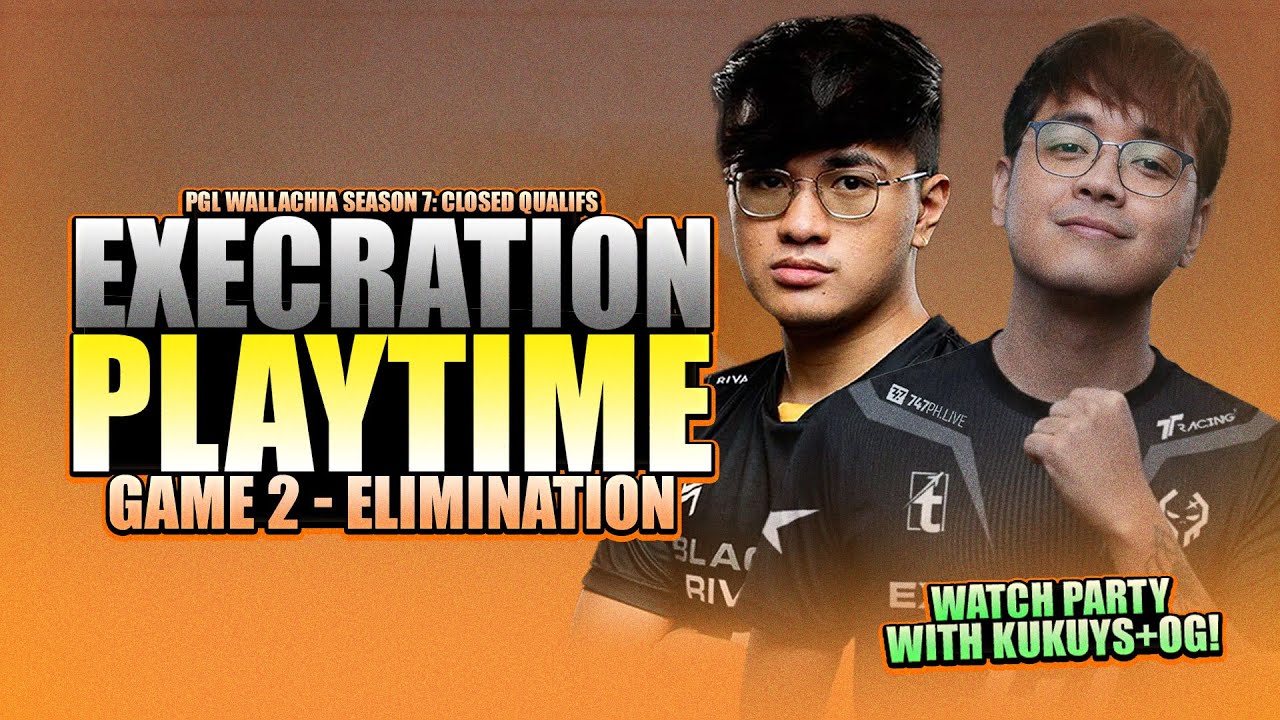 PLAYTIME VS EXECRATION GAME 2 - WATCH PARTY WITH KUKUYS - PGL Wallachia S7 Closed Qualifs