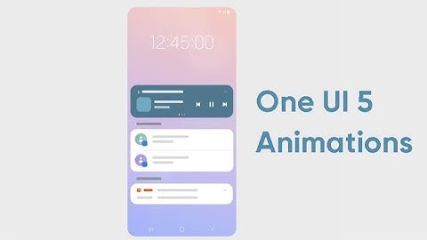 One UI 5.0 design leaks with new features, smoother animations