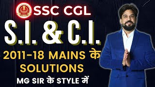 SI & CI Maths Tricks & Concepts | SSC CGL Maths | Previous Year Questions with Solutions (2011-18)