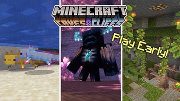 How to Play Minecraft 1.17 EARLY! Caves and Cliffs Update!