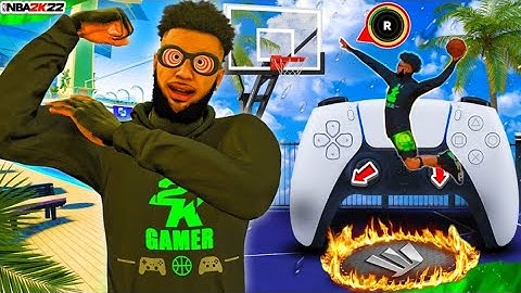 *NEW* HOW TO DO THE GLITCHY SPIN DUNK + GLITCHY HOP STEP ON NBA 2K22! 3PT LINE DUNK IN NBA 2K22 !