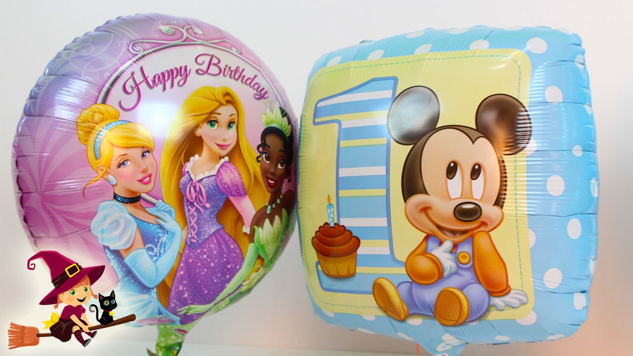 Inflamos Globos de Mickey Mouse Doctora Juguetes Princesas Disney