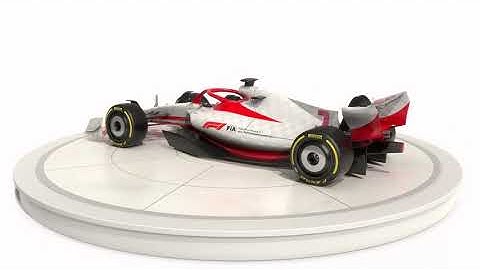 Formula 1 Season 2022 F1 Race Car Concept Low-poly game ready PBR 3D model
