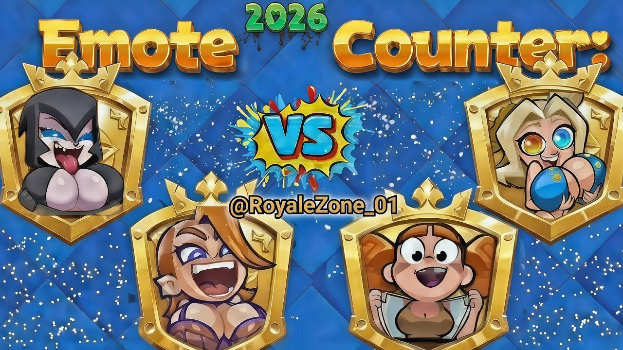 Toxic Emote vs Counter Emote 🥶😱