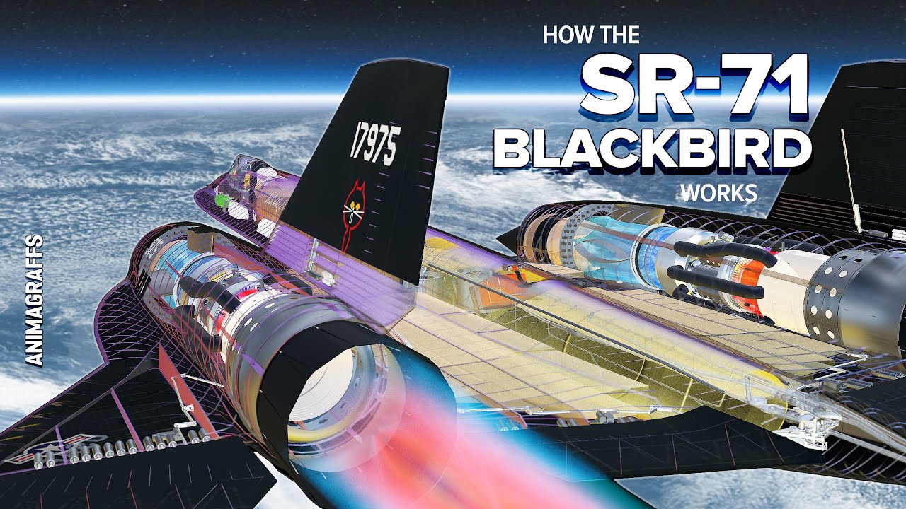 ⁣How the Lockheed SR-71 Blackbird Works