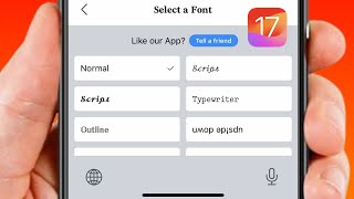 How to change font style in iPhone | How to change fonts on iPhone | iPad | iOS 17