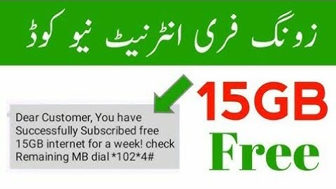 Zong free internet Latest Tricks 2019 | Zong free Net | Zong free internet Working method