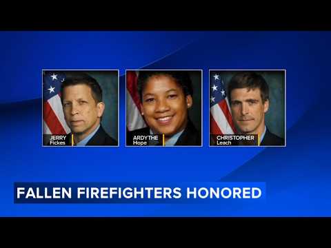 Wilmington honors three firefighters lost in deadly 2016 blaze
