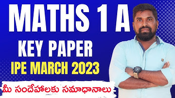 AP Maths 1A scheme of valuation,First year maths A key paper@CHEMISTRYLAKSHUNNAIDU