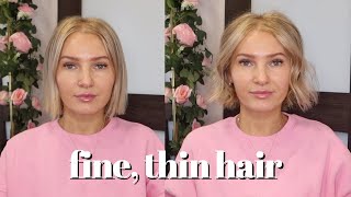 how I curl my SHORT FINE, THIN hair by Tash 1,723 views 2 months ago 9 minutes, 4 seconds