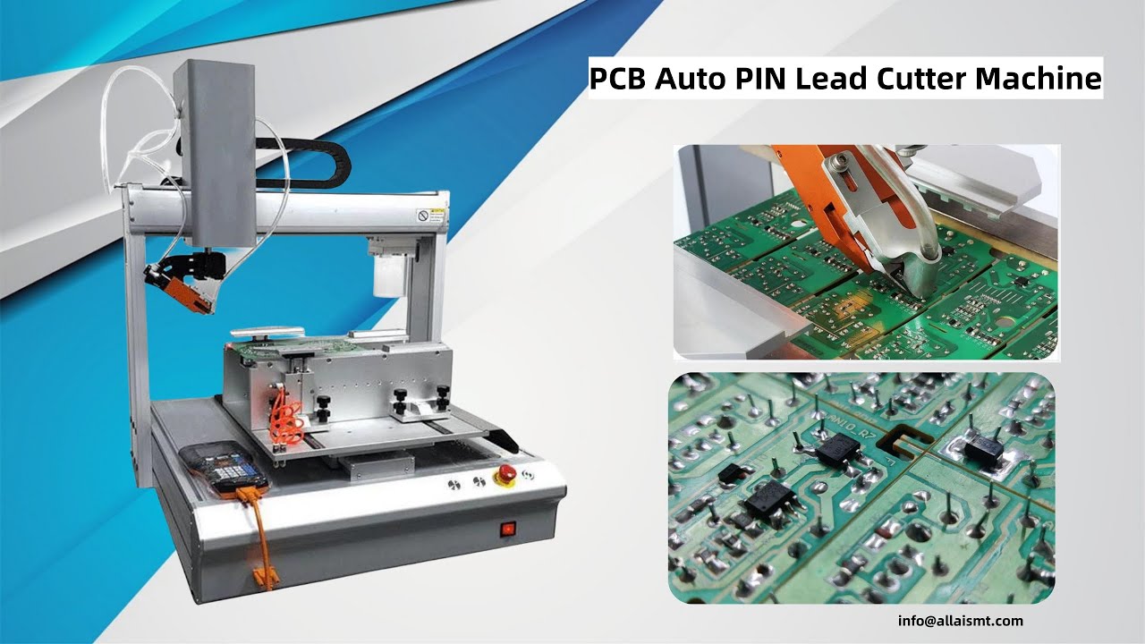 PCB Auto PIN Lead Cutter Machine - YouTube