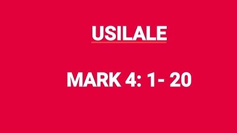 Usilale by Yusto Onesmo