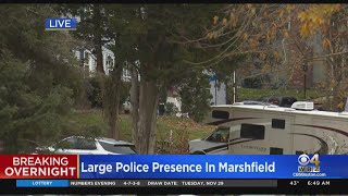 Marshfield Police close off street for investigation inside home