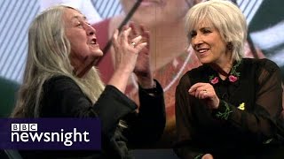 Glad to be grey? Kirsty Wark & Mary Beard on grey hair - BBC Newsnight