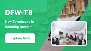 New Property Launch Dfw-T8 Townhouse, Fully Rented Earning