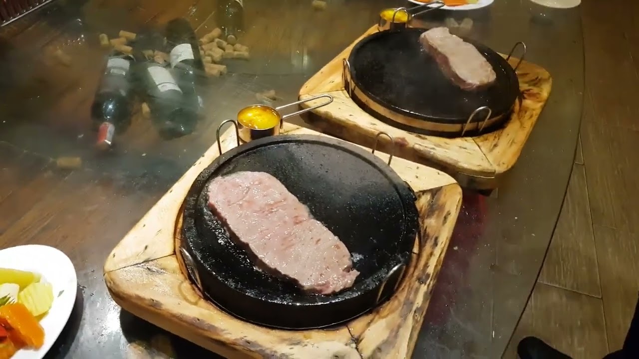 FUJI beef grilled on lava stone is a must-try delicacy 