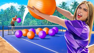 Thumbnail for EL QUE LANCE MÁS PELOTAS GIGANTES GANA $120,000 - SUMMER KAMP 2024