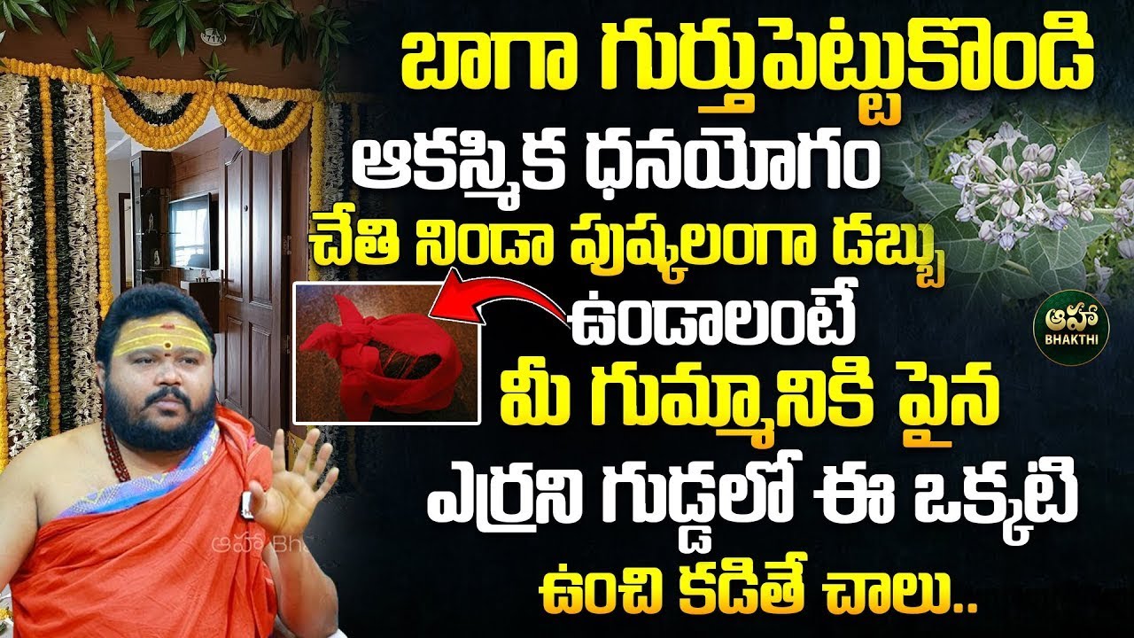 చేతి నిండా డ‌బ్బు కావాలంటే ఈ రెమెడీ చెయ్యండి | Money Problem Remedies & Tips Murlidher Sharma