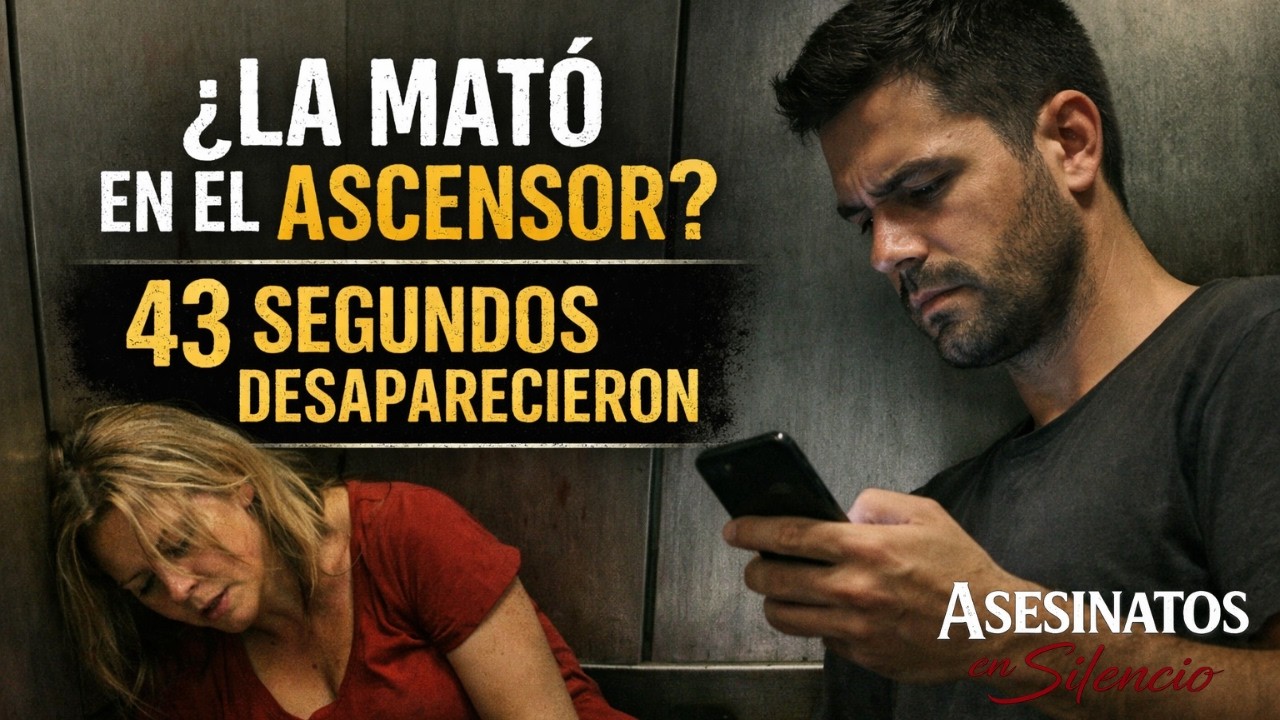 ¿La MATÓ en el ascensor? 43 segundos DESAPARECIERON