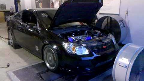 Cobalt Turbo swapped 60-1 22psi dyno 2