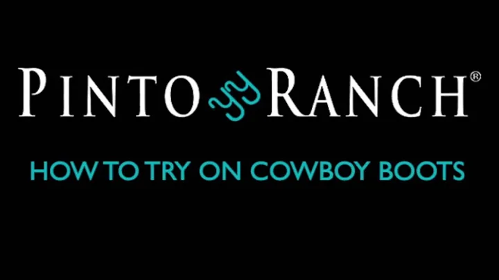 How to Try on Cowboy Boots