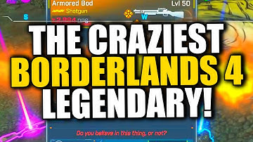 The CRAZIEST Legendary Weapon in Borderlands 4... (Borderlands 4 BOD Legendary Weapon Guide)