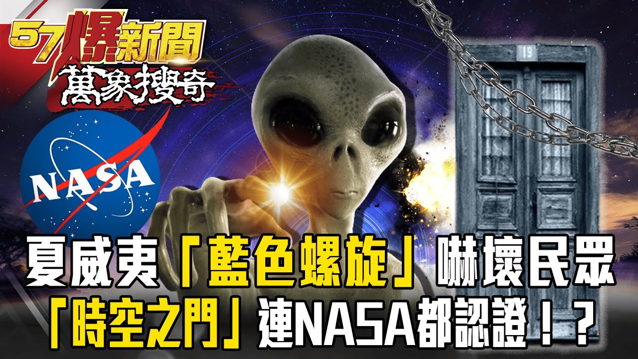 真有時空隧道！？夏威夷現「藍色螺旋」嚇壞民眾！「時空之門」連NASA都認證！？【57爆新聞 萬象搜奇】 @57BreakingNews