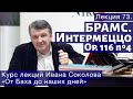 Лекция 73. Брамс. Вступление. Интермеццо ор.116 №4