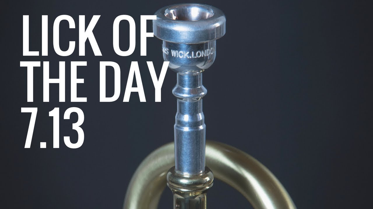 Jazz Trumpet Lick of the Day 7.13 YouTube