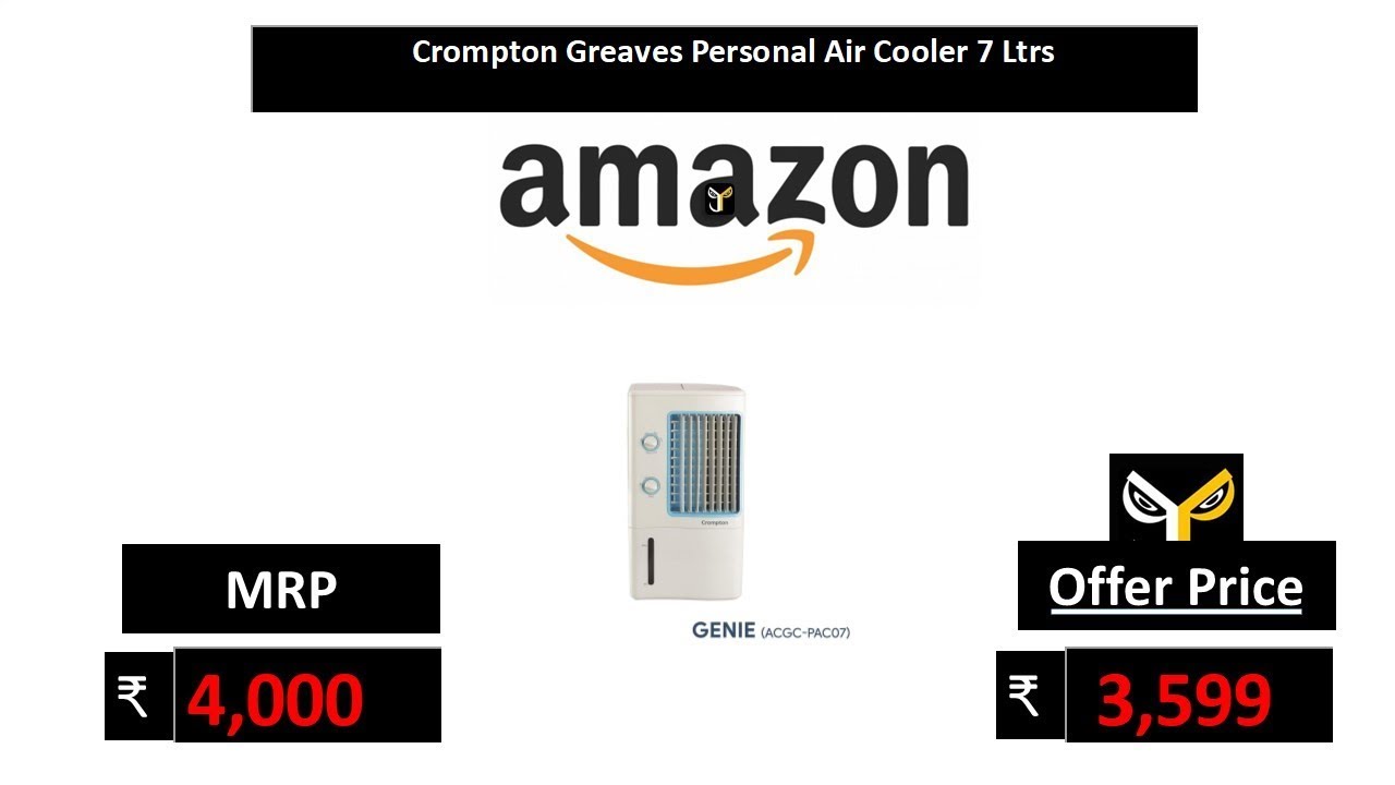 crompton greaves personal air cooler 7 ltrs