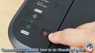 Canon MG3550: How to do Cleaning and Deep Cleaning Cycles YouTube