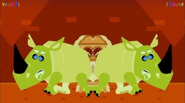 THE RHINO EFFECTS SCENE || HDD REVISED || HICKORY DICKORY DOCK VIDEO EFFECTS