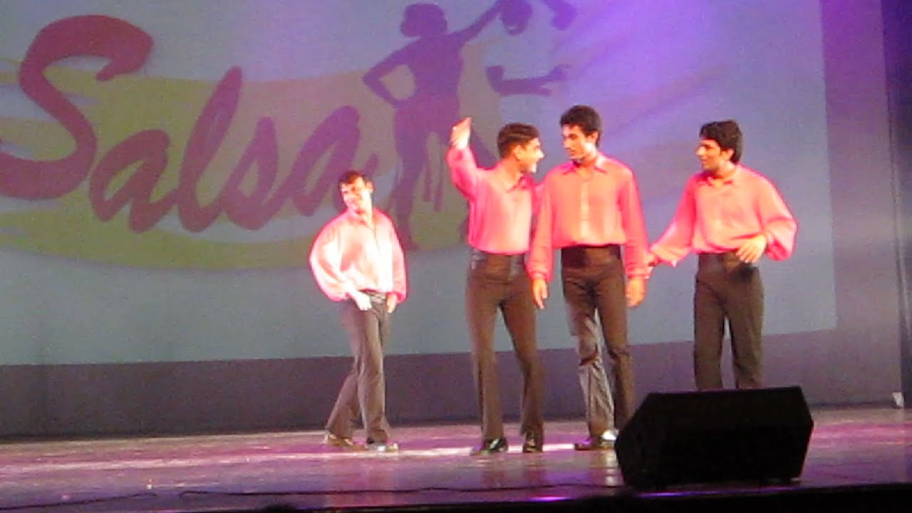 Super Salsa dance performance on stage