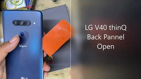 How To Open Back Pannel LG V40 ThinQ || LG V40 ThinQ Test Point ?
