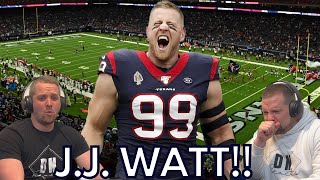 Will British Guys Be Impressed by J.J. Watt? (FIRST TIME REACTION)