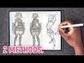 The easiest way to start learning to draw anatomy