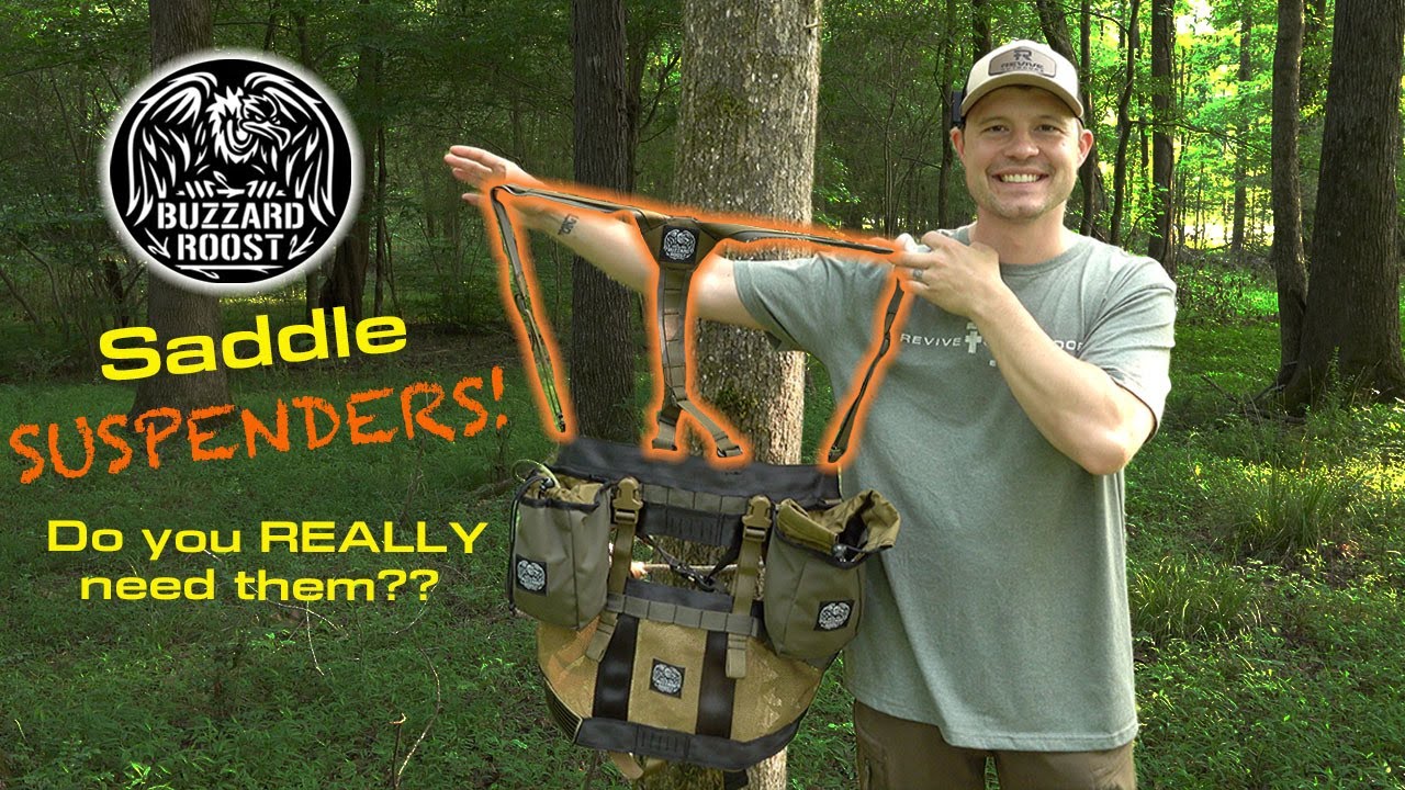 Buzzard Roost Saddle Suspenders! Hunting Gear 2025 Saddle Hunting Suspenders