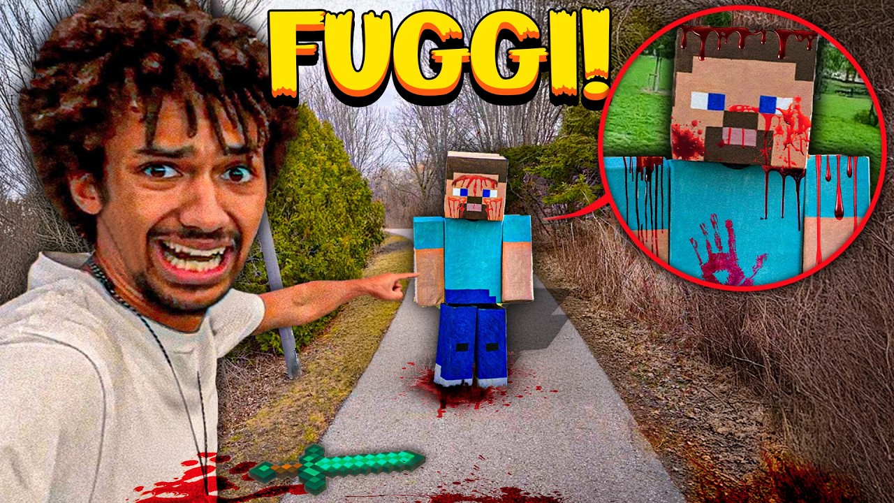 SE VEDI STEVE di MINECRAFT INSAGUINATO nella VITA REALE, DEVI SCAPPARE ORA...Minecraft Film⛏️