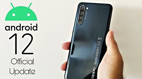 Oppo Find X2 Lite/Neo Android 12 Official Update