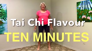 10 Min. Tai Chi Flavored  Relax, Calm and Restore Balance \ Beginners joint friendly senior exercise screenshot 1