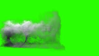 FREE HD Green Screen - SPINNING CIRCLE with SMOKE (Burnout)