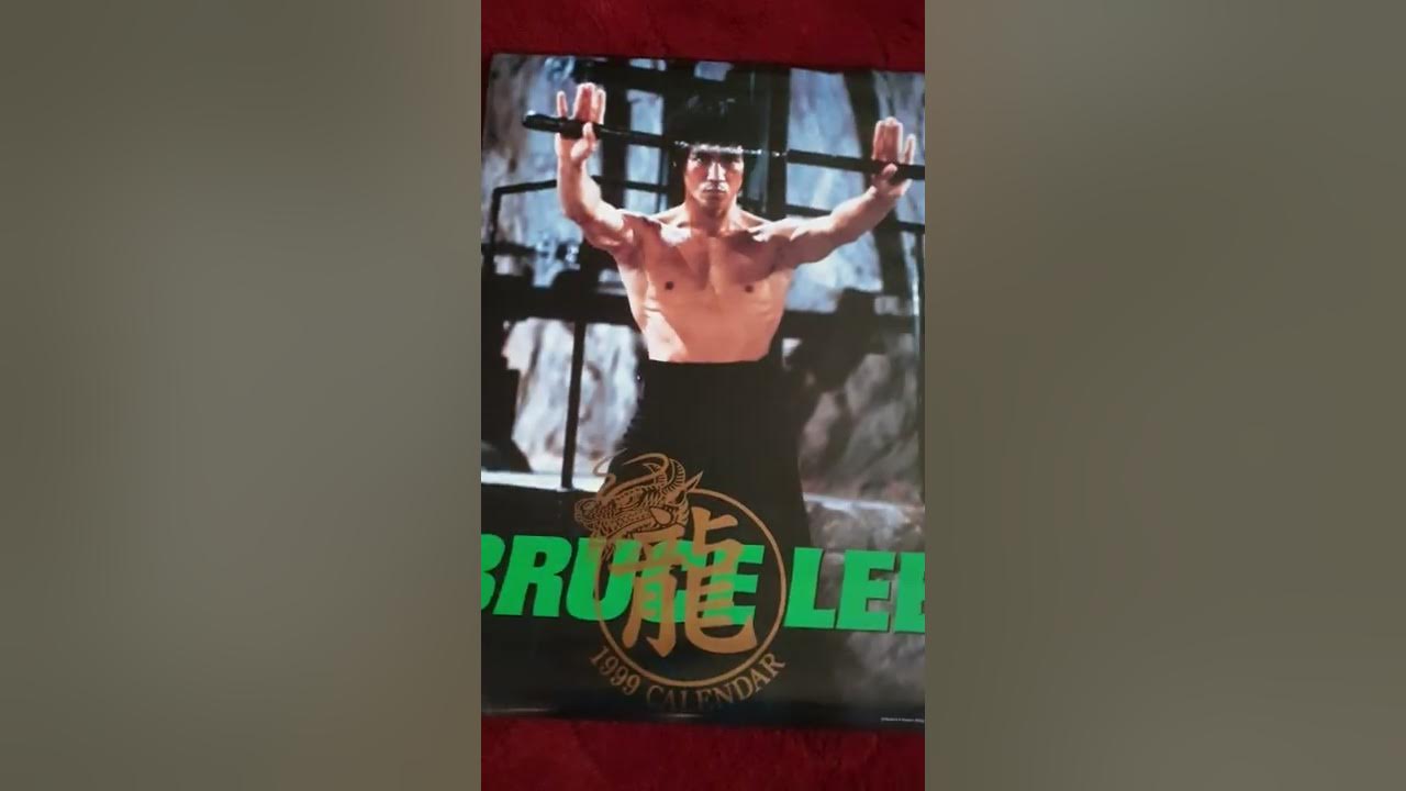 A Review of 2 Japanese Bruce Lee Calendars 1998 & 1999 Never opened