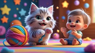 '✨ Ultimate Kitty Cat Song! 🎶 Fun Nursery Rhymes for Kids | Sing Along with Adorable Kittens! 🐾'
