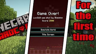 An idiot plays Minecraft Hardcore