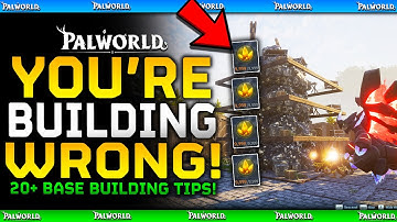 Top 20 Life Saving BASE BUILDING TIPS & TRICKS in Palworld Tides Of Terraria (Advanced Base Tips)
