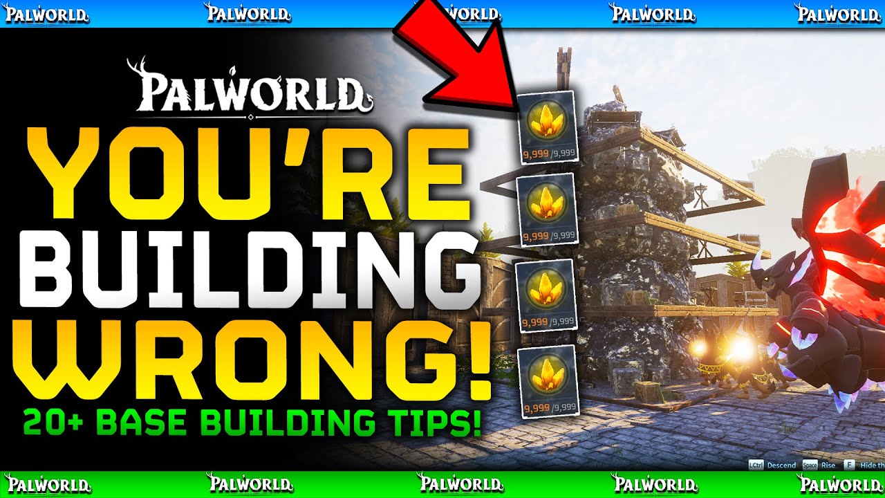 Top 20 Life Saving BASE BUILDING TIPS & TRICKS in Palworld Feybreak ...