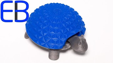 3D Printing - Time Lapse - Squishy Turtle