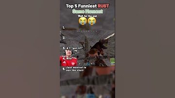 Top 5 best funny moments in RUST 😭#rust #rustgame