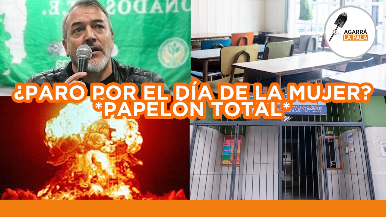 EL ZURDAJE DE ATE SE ADHIERE A UN PARO POR EL DÍA DE LA MUJER Y DEJA A LOS CHICOS SIN CLASES