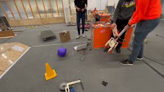 FRC4481 - 2023 Prototypes - QuickClaw McGraw Cube Launching Test 2